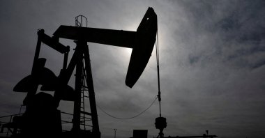 A pump jack operates near a crude oil reserve in the Permian Basin oil field near Midland, Texas, U.S. Feb. 18, 2025. (Reuters Photo)