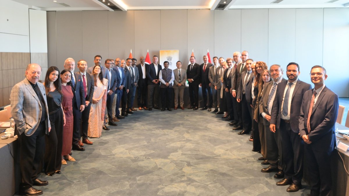 Participants are seen following the inaugural meeting to launch the India-Türkiye Business Association in Istanbul, Türkiye, June 8, 2026. (Courtesy of Consulate General of India in Istanbul)