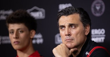 Türkiye head coach Vincenzo Montella attends a press conference ahead of an international friendly against Venezuela, Miami, Florida,  June 5, 2026. (AA Photo)