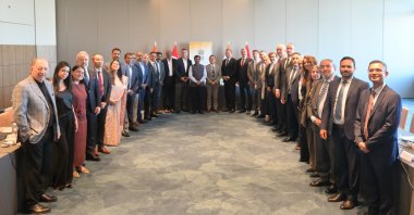 Participants are seen following the inaugural meeting to launch the India-Türkiye Business Association in Istanbul, Türkiye, June 8, 2026. (Courtesy of Consulate General of India in Istanbul)