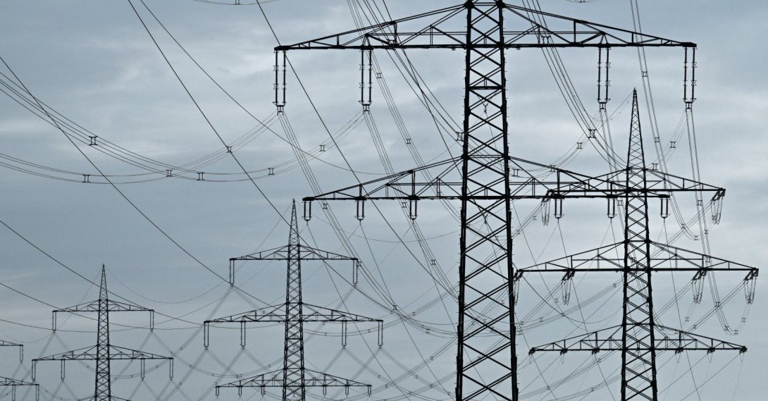High-voltage power lines and electricity pylons are pictured close to the motorway A24 near Luettow-Valluhn, Germany Jan. 31, 2025. (Reuters Photo)