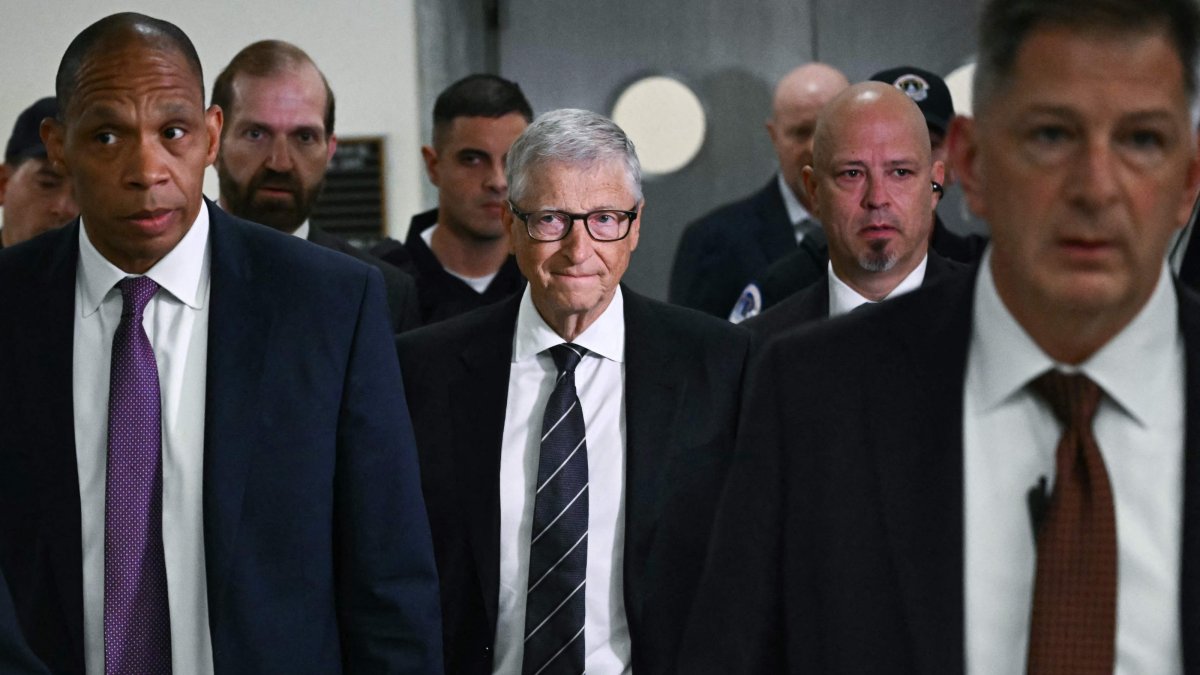 Microsoft co-founder Bill Gates arrives for a closed-door interview with the House Oversight Committee on Capitol Hill in Washington, D.C., June 10, 2026. (AFP Photo)