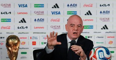FIFA President Gianni Infantino attends a news conference, Estadio Azteca, Mexico City, Mexico, June 10, 2026. (Reuters Photo)