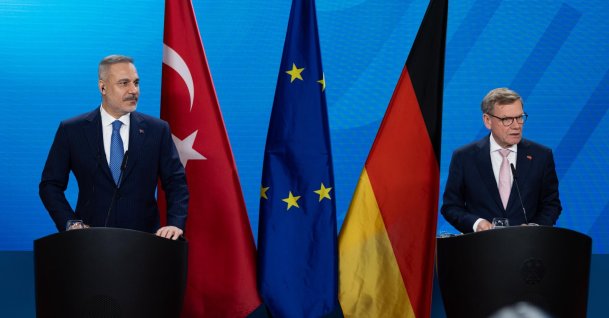
FM Fidan and German counterpart Wadephul attend a joint news conference in Ankara, May 18, 2026. (IHA File Photo)