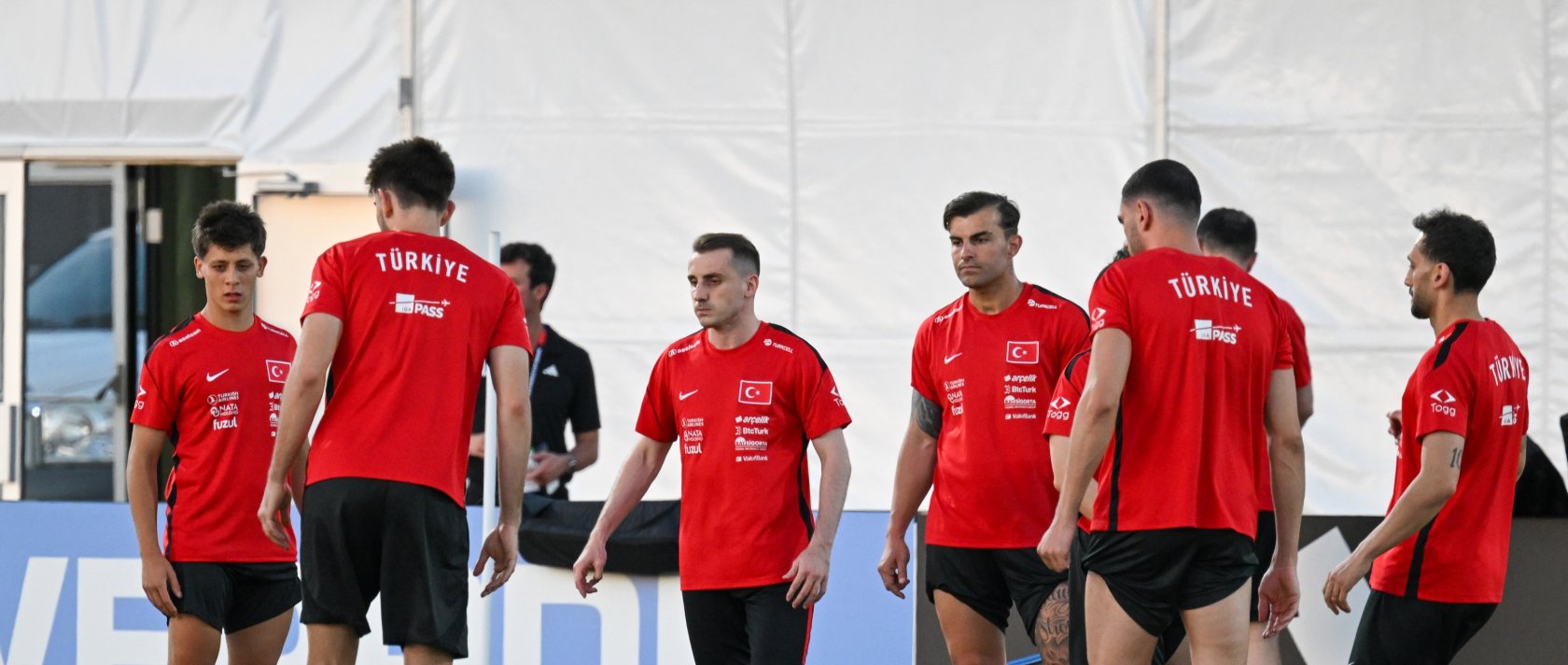 Türkiye national football team trains for their 2026 FIFA World Cup Group D opening match against Australia at the Arizona Athletic Grounds, Arizona, U.S., June 9, 2026. (AA Photo)