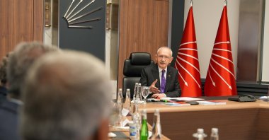 Kemal Kılıçdaroğlu, chairperson of Türkiye’s main opposition Republican People’s Party (CHP), chairs a meeting of the party’s Central Executive Board (MYK) at CHP headquarters, Ankara, Türkiye, June 10, 2026. (AA Photo)