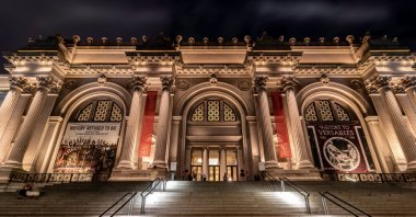 The Metropolitan Museum of Art (MET), shown here at night, sits along Fifth Avenue in the Upper East Side of New York City, U.S., June 22, 2018. (Shutterstock Photo)