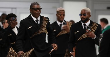 Team DRC arrives at the George Bush Intercontinental Airport ahead of the FIFA World Cup, Houston, Texas, U.S., June 11, 2026. (Reuters Photo)