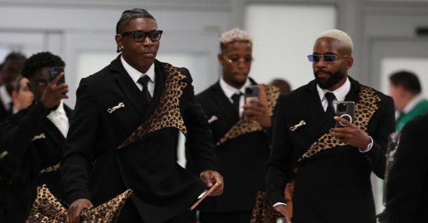 Team DRC arrives at the George Bush Intercontinental Airport ahead of the FIFA World Cup, Houston, Texas, U.S., June 11, 2026. (Reuters Photo)