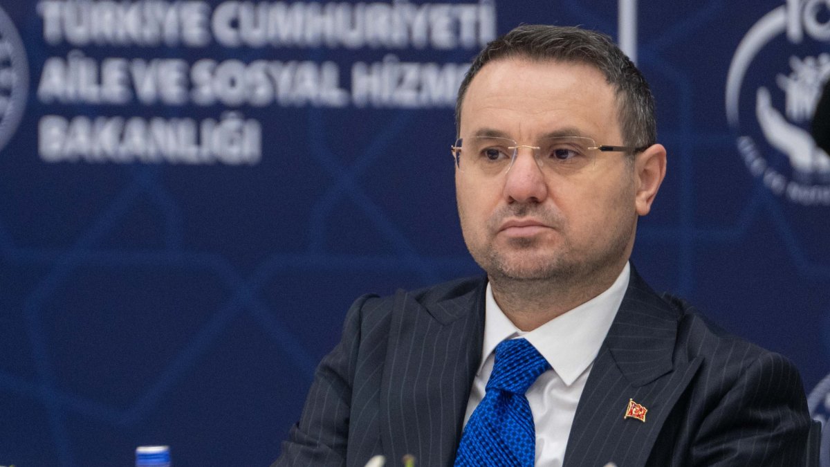 Justice Minister Akın Gürlek attends an event, Ankara, Türkiye, June 9, 2026. (AA Photo)