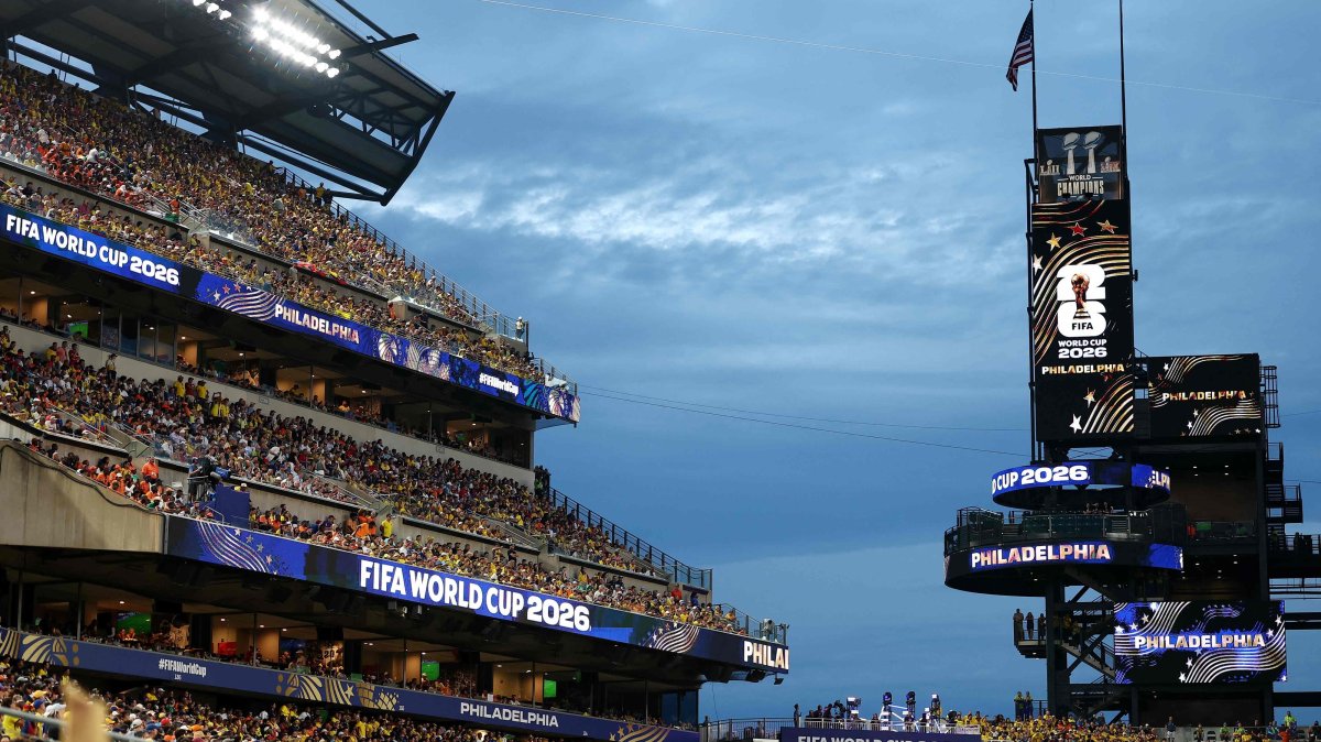 Spectators attend the 2026 World Cup Group E football match between the Ivory Coast and Ecuador at the Philadelphia Stadium, Philadelphia, U.S. June 14, 2026. (AFP Photo)