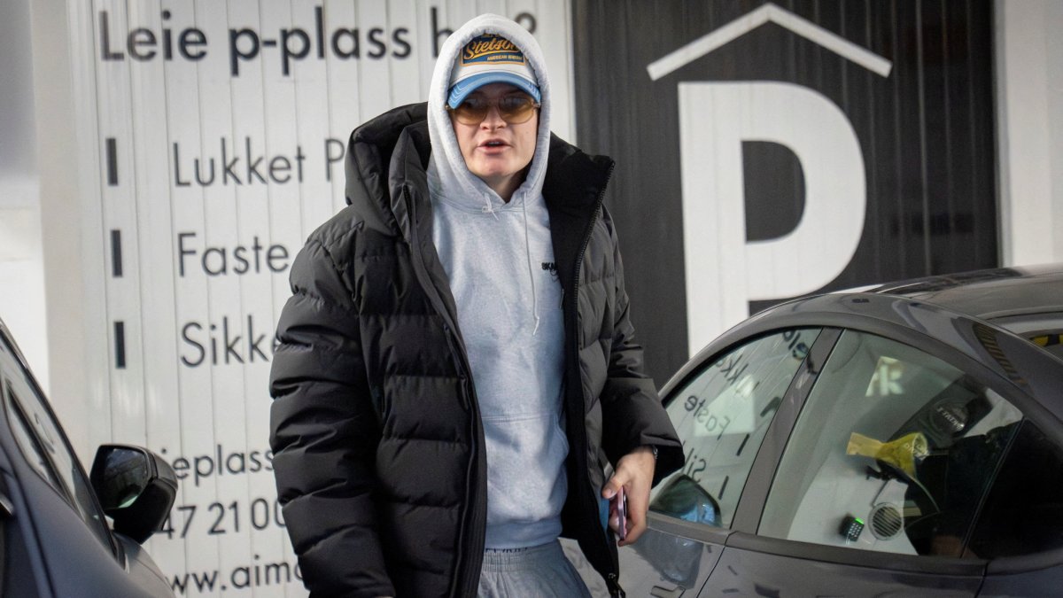 Marius Borg Hoiby, on his way to a meeting with his lawyer, in Oslo, Norway, Jan. 19, 2026. (Reuters Photo)