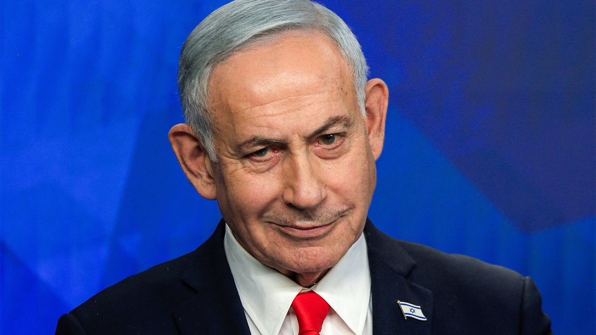 Israel's Prime Minister Benjamin Netanyahu gives a news conference, west Jerusalem, Israel, June 15, 2026. (AFP Photo)