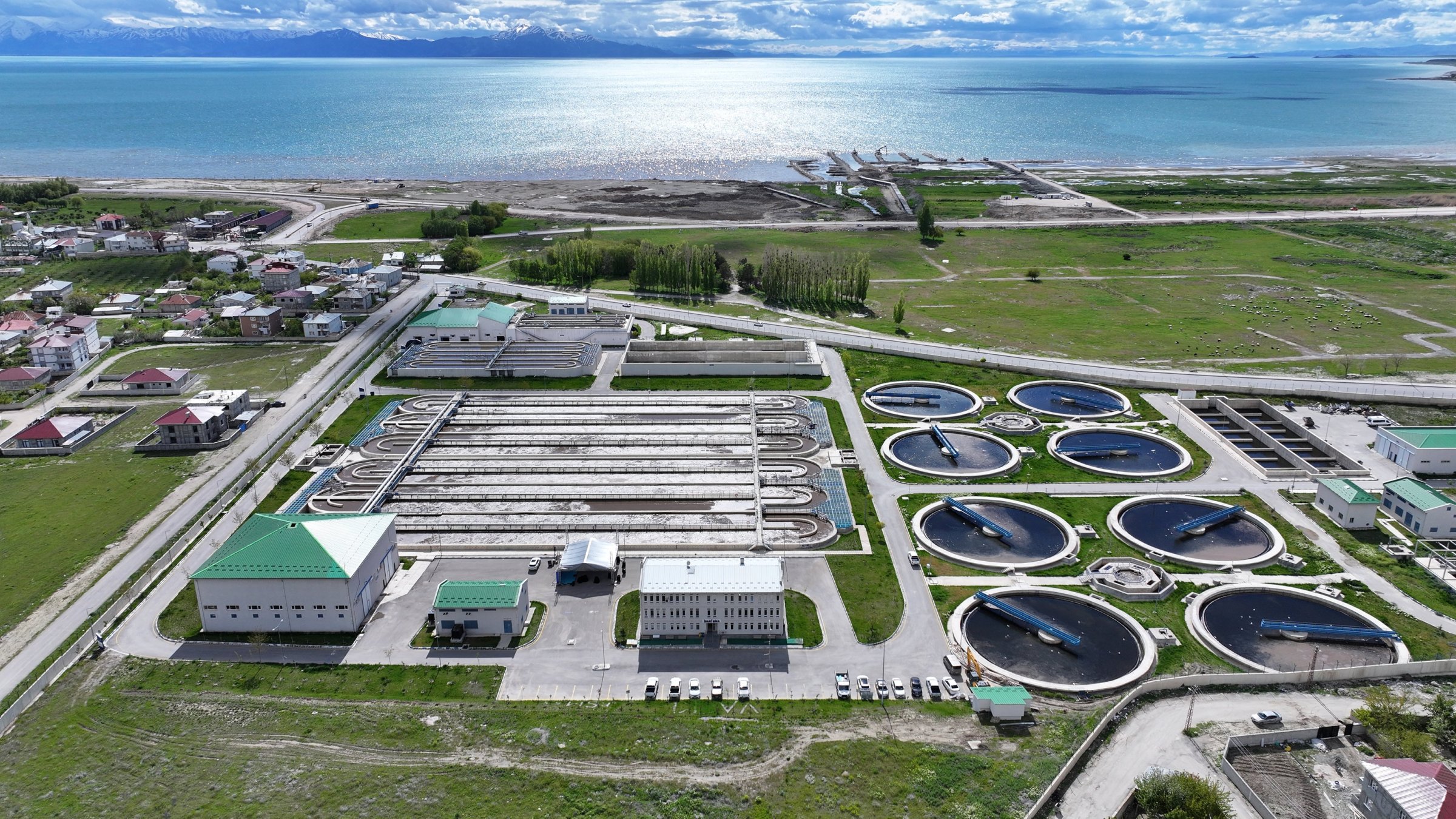 Facilities built under the Lake Van Basin Protection Action Plan, Van, Türkiye, May 19, 2026. (AA Photo)