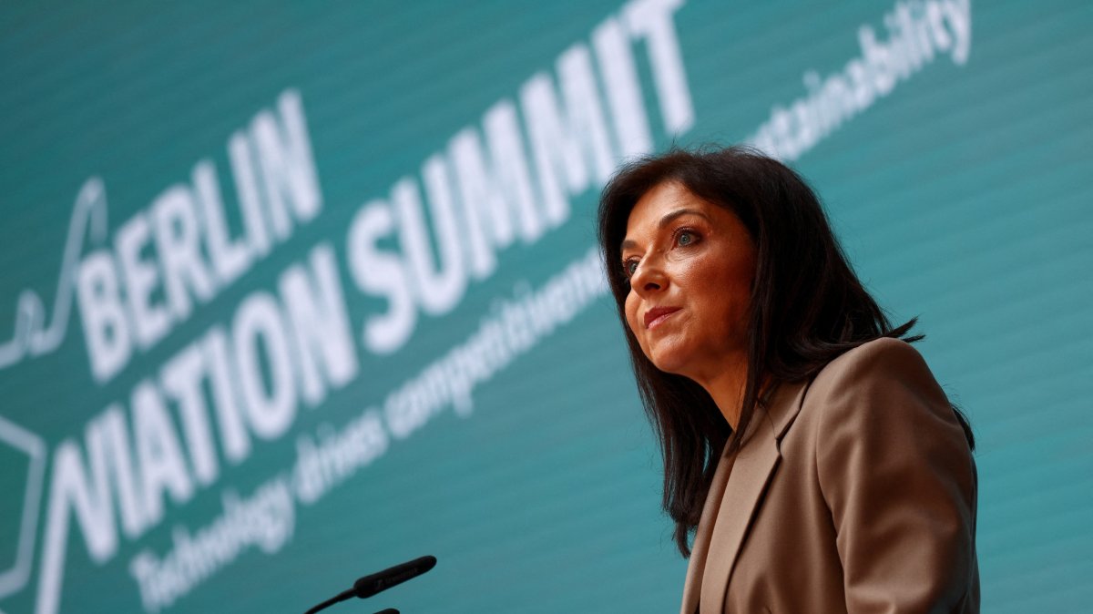 German Energy and Economy Minister Katherina Reiche attends the Berlin Aviation Summit in Berlin, Germany, June 9, 2026. (Reuters Photo)