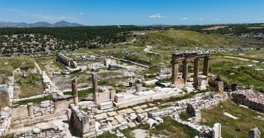 A general view of the ancient city of Blaundos, Uşak, western Türkiye, June 4, 2026. (AA Photo)