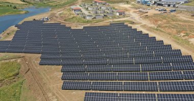 Solar panels are seen in Kahramanmaraş province, southern Türkiye, June 8, 2026. (AA Photo)