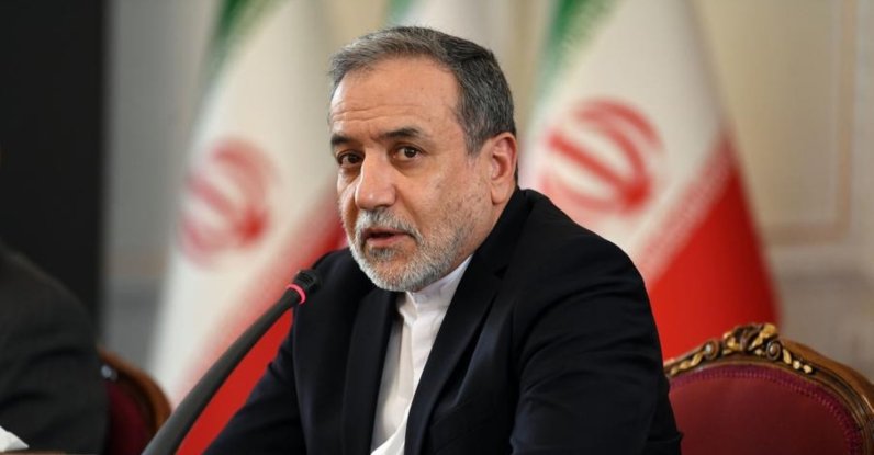 Iranian Foreign Minister Seyed Abbas Araghchi speaks during a press conference in Tehran, Iran, Oct. 5, 2025. (DHA Photo)