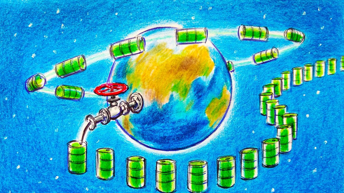 "The impact of Iran’s reintegration will depend not only on production capacity but also on the reshaping of global trade flows." (Illustration by Erhan Yalvaç)