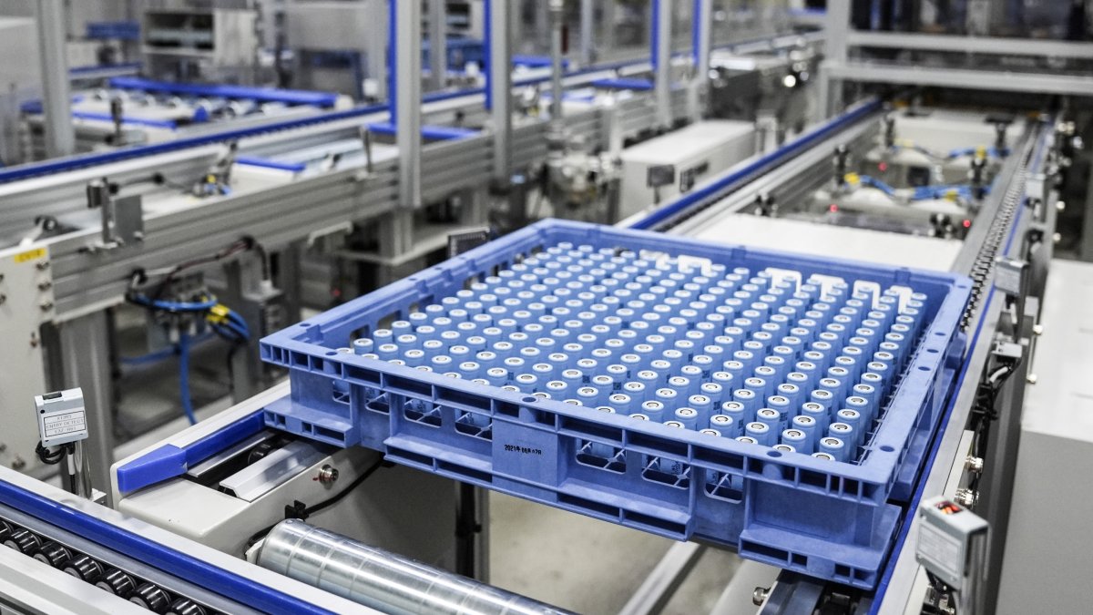 A production site of Turkish battery cells maker Aspilsan Energy, Kayseri, central Türkiye, Jun 17, 2026. (AA Photo)