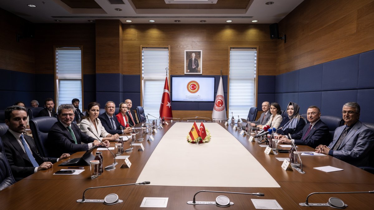 A view of the meeting of Spanish and Turkish delegations, Ankara, Türkiye, June 18, 2026. (AA Photo)