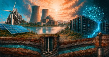 "The future of nuclear energy will no longer be measured solely by how many reactors are built. The true measure will be how many countries can establish a credible waste management framework." (Illustration by Daily Sabah designer Nizam Arslan)