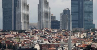 Business and residential buildings are seen in the Şişli district, Istanbul, Türkiye, July 26, 2024. (Reuters Photo)