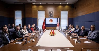 A view of the meeting of Spanish and Turkish delegations, Ankara, Türkiye, June 18, 2026. (AA Photo)