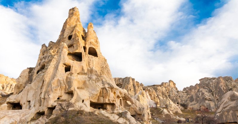 A general view of the Göreme Open Air Museum, Cappadocia, Nevsehir, central Türkiye. (Shutterstock Photo)