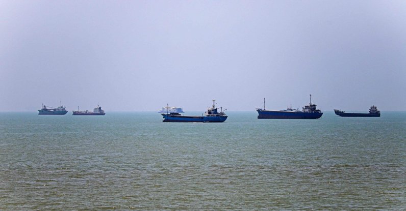 In this picture obtained from Iran's ISNA news agency, vessels are seen anchored in Bandar Abbas along the Strait of Hormuz, June 18, 2026. (AFP Photo)