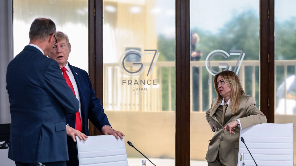Italy slams Trump over claim Meloni 'begged' for G7 photo