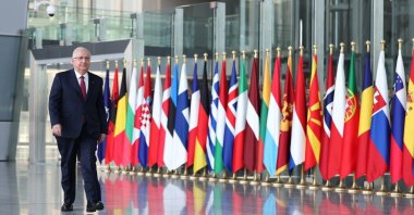 Defense Minister Yaşar Güler attends a NATO defense ministers' meeting at NATO headquarters, Brussels, Belgium, June 18, 2026. (DHA Photo)