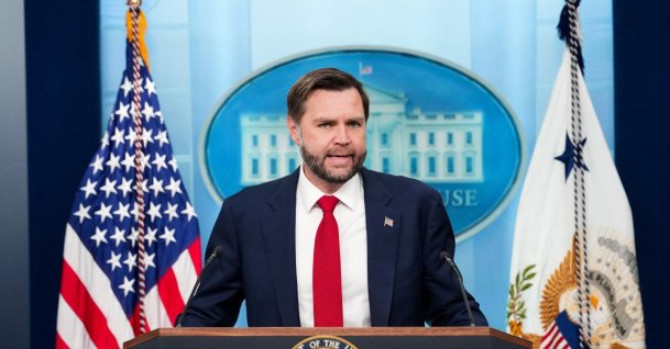 U.S. Vice President JD Vance speaks during a press briefing at the White House, Washington, U.S., June 18, 2026. (Reuters Photo)