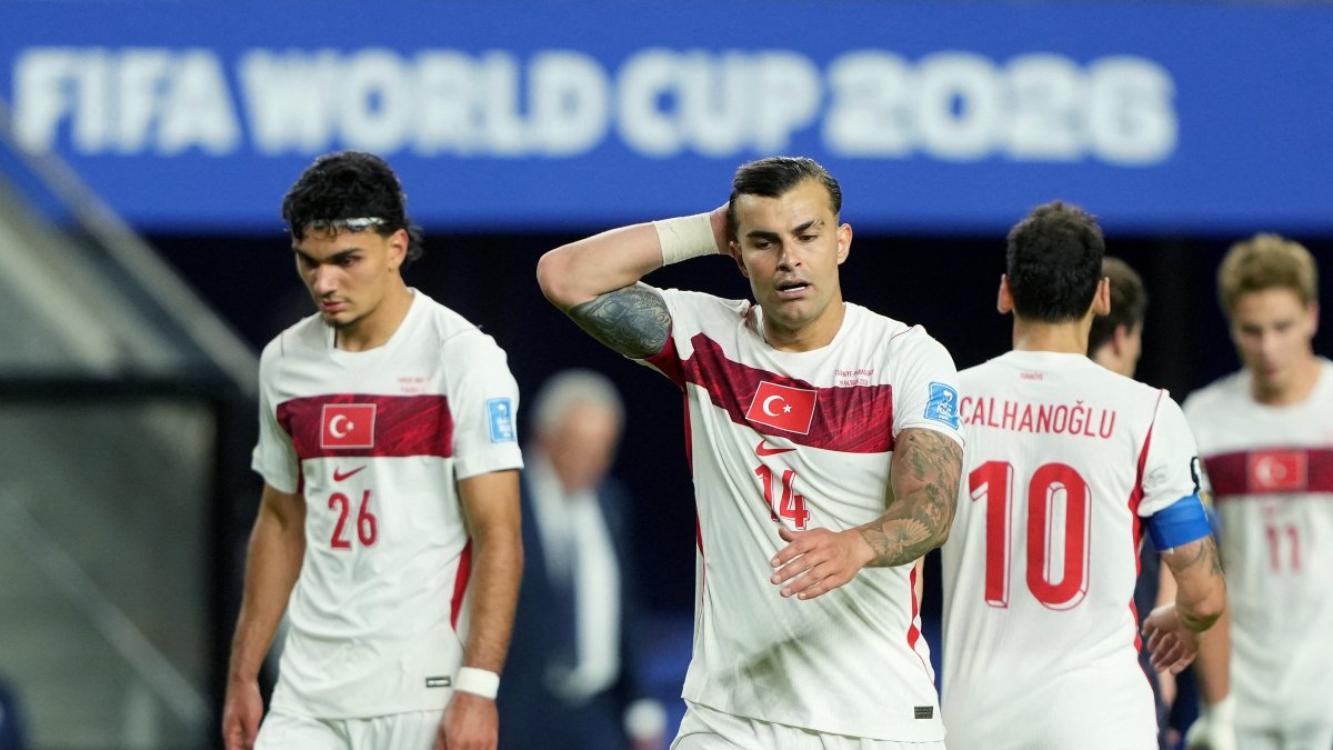 Türkiye's Abdülkerim Bardakcı reacts during the 2026 FIFA World Cup Group D match against Paraguay at San Francisco Bay Area Stadium, Santa Clara, U.S. - June 19, 2026. (Reuters Photo)