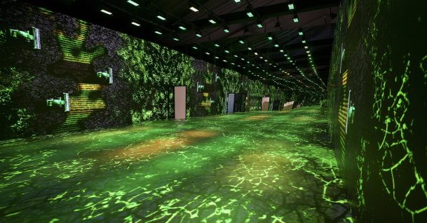 Interior of the "Zero Waste for a Sustainable Future" exhibition in Taksim Square, Istanbul, Türkiye, June 20, 2026. (AA Photo)