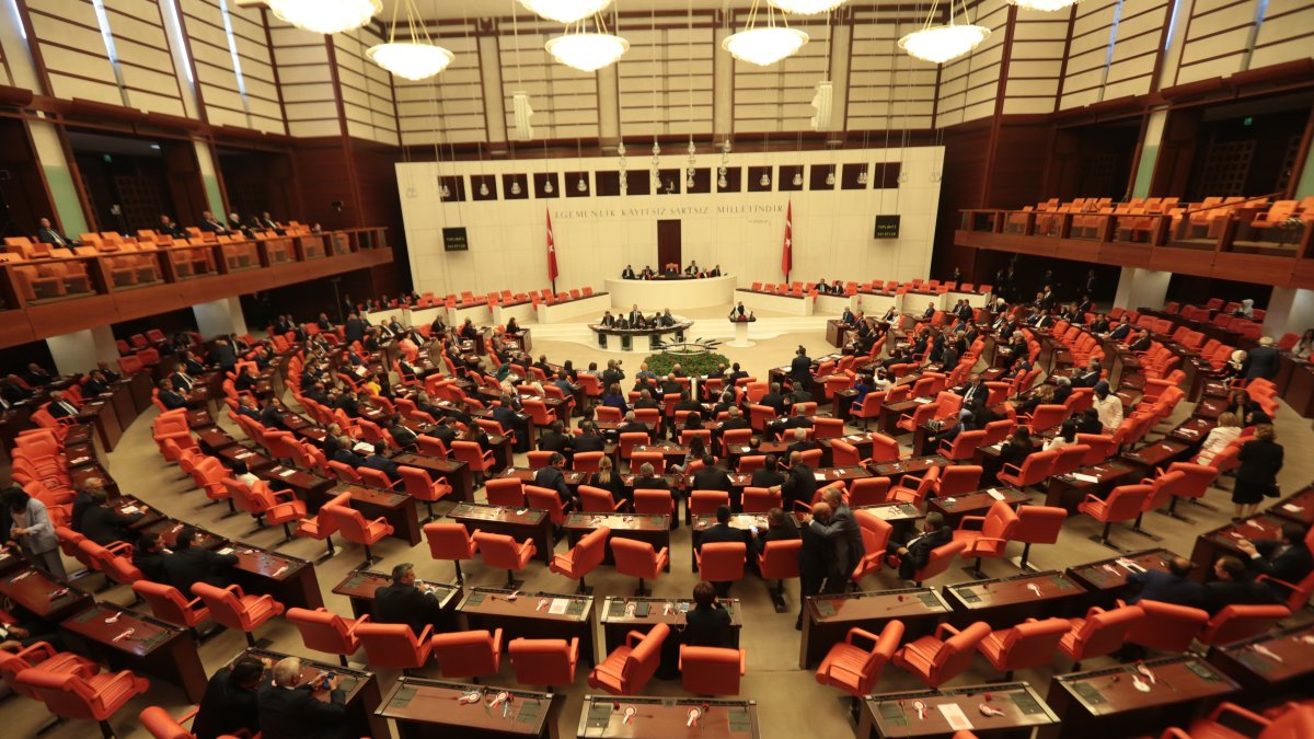 Members of Parliament attend the opening session of the new parliament in Ankara, Türkiye, July 7, 2018. (AP Photo)