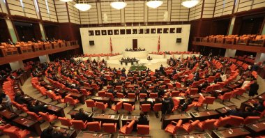 Members of Parliament attend the opening session of the new parliament in Ankara, Türkiye, July 7, 2018. (AP Photo)
