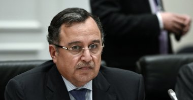 Former Egyptian Foreign Minister Nabil Fahmy attends the ministerial meeting of the EU and the League of Arab states in Athens, June 11, 2014. (AFP File Photo)