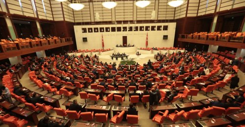 Members of Parliament attend the opening session of the new parliament in Ankara, Türkiye, July 7, 2018. (AP Photo)