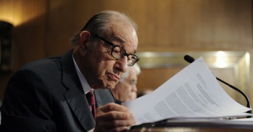 Former Federal Reserve Board Chairman Alan Greenspan appears before the Senate Finance Fiscal Responsibility and Economic Growth subcommittee hearing, Washington, U.S., Sept. 13, 2011. (EPA Photo)