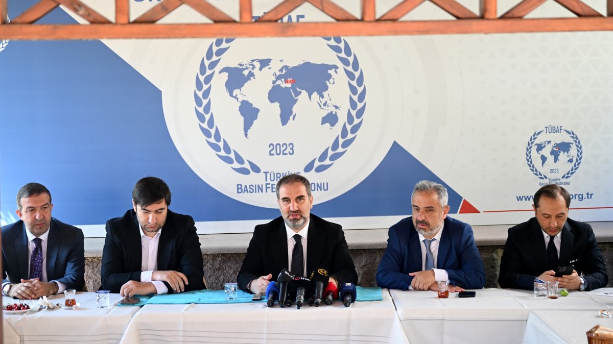 ⁠AK Party deputy chair Mustafa Şen speaks at an event in Ankara, Türkiye, June 23, 2026. (AA Photo) 
