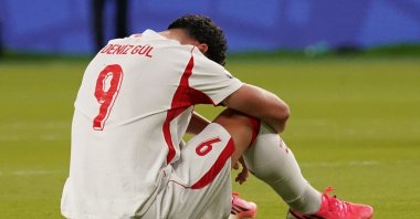 Türkiye's Deniz Gül looks dejected during the 2026 FIFA World Cup Group D match against Paraguay at San Francisco Bay Area Stadium, Santa Clara, U.S., June 19, 2026. (Reuters Photo)