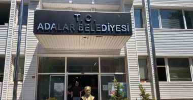 This photo shows the building of the Adalar Municipality, Istanbul, Türkiye, June 22, 2026. (DHA Photo) 