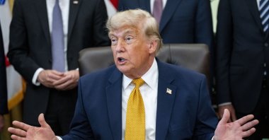 U.S. President Donald Trump speaks during an executive order signing in the Oval Office of the White House, Washington, U.S., June 22, 2026. (EPA Photo)