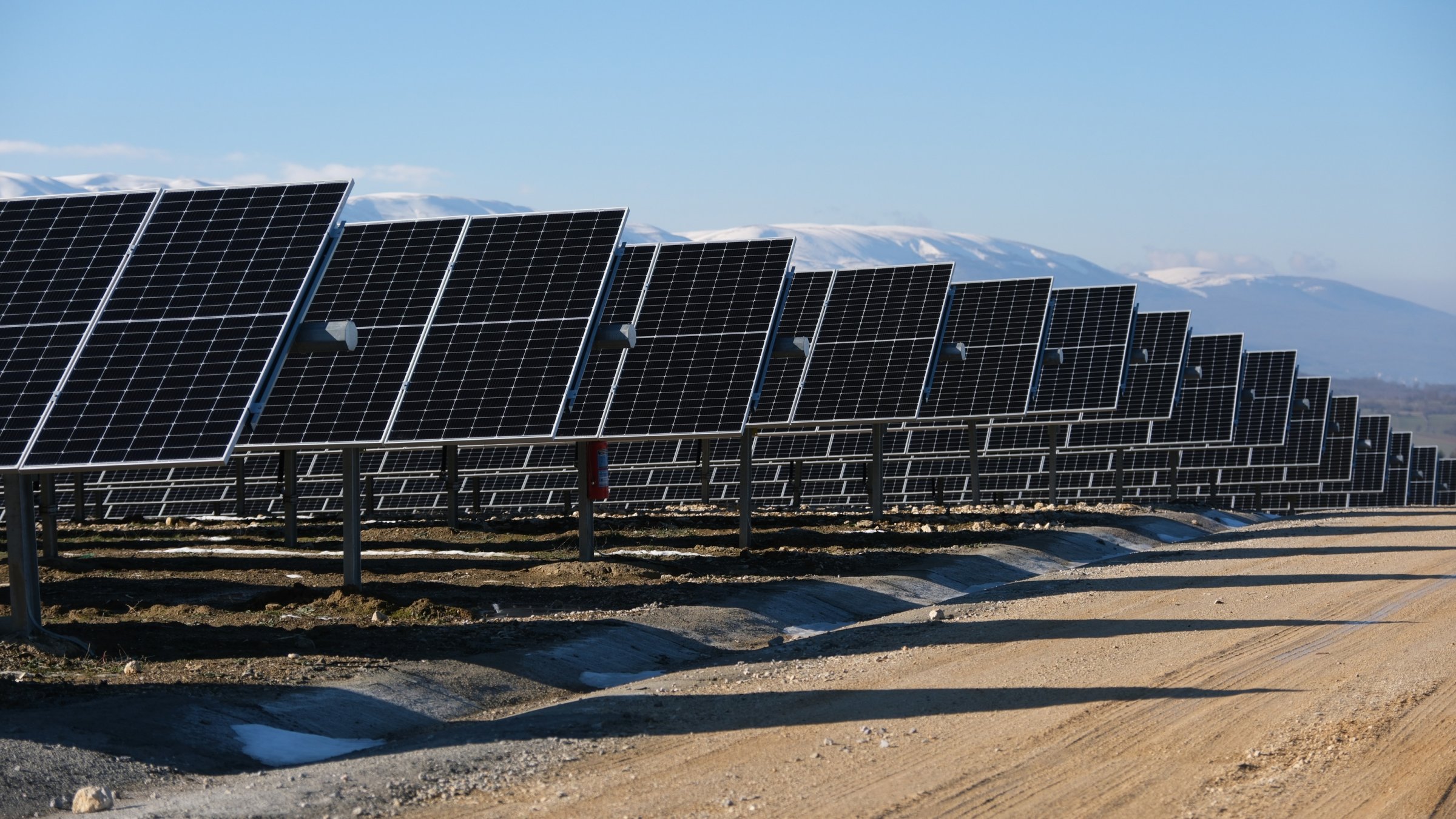 Solar panels are seen in northern Samsun province, Türkiye, June 19, 2026. (AA Photo)