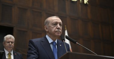 President Recep Tayyip Erdoğan speaks at the parliamentary group meeting of the AK Party, Ankara, June 24, 2026. (AA Photo)