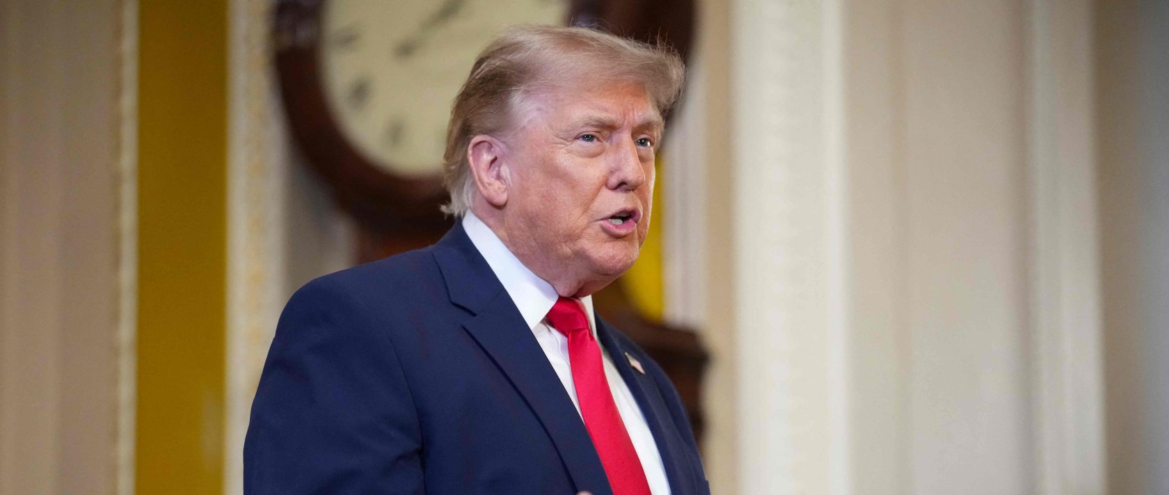 U.S. President Donald Trump speaks to the media as he arrives at the U.S. Capitol, Washington, June 24, 2026. (AFP Photo)