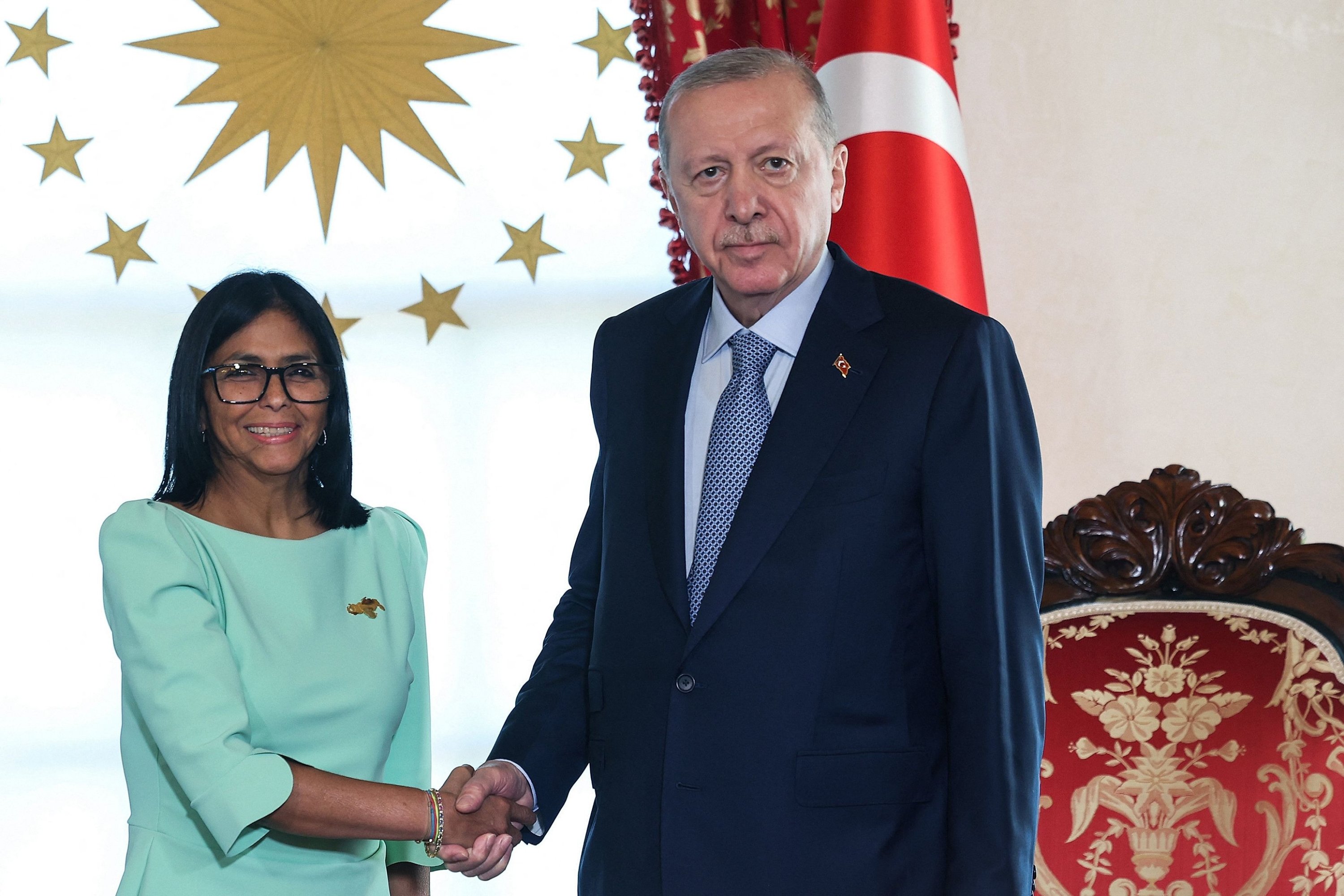 Venezuela’s Rodriguez thanks Erdoğan, Türkiye’s help after quakes
