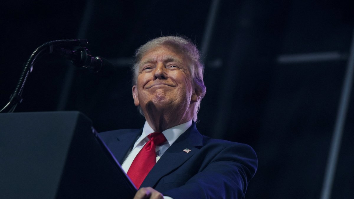 U.S. President Donald Trump speaks at a rally to kick off the Great American State Fair in celebration of the 250th anniversary of U.S. independence on the National Mall, Washington, U.S., June 24, 2026. (Reuters Photo)