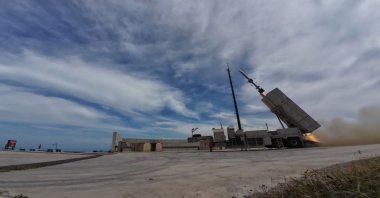 Siper, the domestically produced air defense system in the inventory of the Air Force Command, has achieved full operational capability by destroying the Süper Şimşek air target, Ankara, Türkiye, June 16, 2026. (DHA Photo)